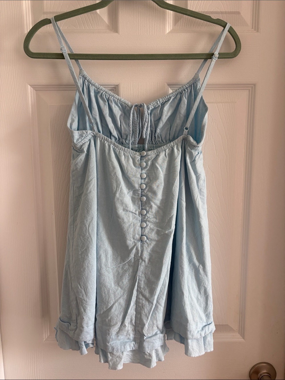 Princess Polly Light Blue Spaghetti Strap Minidress - Empress of Love - Picture 3 of 4